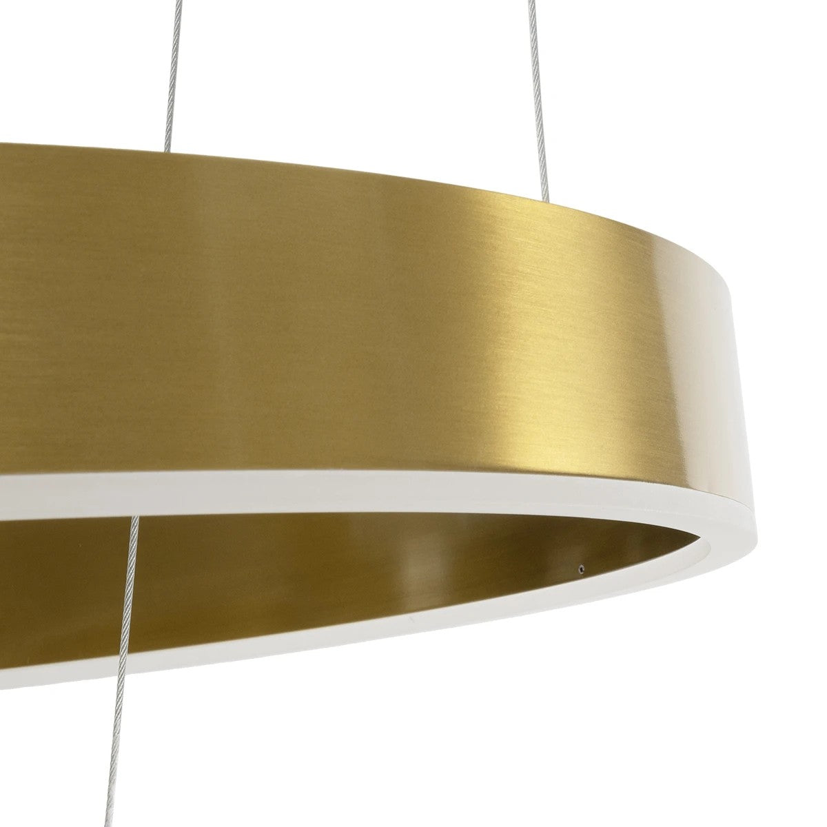 kelvo® VENOM 61187 Μοντέρνο Κρεμαστό Φωτιστικό Οροφής LED 75W 8818lm 120° AC 220-240V IP20 Ρυθμιζόμενο Λευκό CCT με Χειριστήριο από 2700K έως 6000K Dimmable - Lumileds SMD Chip - Χρυσό Βούρτσας - Μ60 x Π60 x Υ40cm - 3 Χρόνια Εγγύηση - ledmania.gr