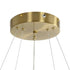 kelvo® VENOM 61187 Μοντέρνο Κρεμαστό Φωτιστικό Οροφής LED 75W 8818lm 120° AC 220-240V IP20 Ρυθμιζόμενο Λευκό CCT με Χειριστήριο από 2700K έως 6000K Dimmable - Lumileds SMD Chip - Χρυσό Βούρτσας - Μ60 x Π60 x Υ40cm - 3 Χρόνια Εγγύηση - ledmania.gr