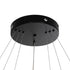 GLOBOSTAR® VENOM TRIO 61188-DECO Μοντέρνο Κρεμαστό Φωτιστικό Οροφής LED 120W 14158lm 120° AC 220-240V IP20 Ρυθμιζόμενο Λευκό CCT με Χειριστήριο από 2700K έως 6000K Dimmable - Lumileds SMD Chip - Μαύρο Ματ - Μ80 x Π80 x Υ60cm - 3 Χρόνια Εγγύηση