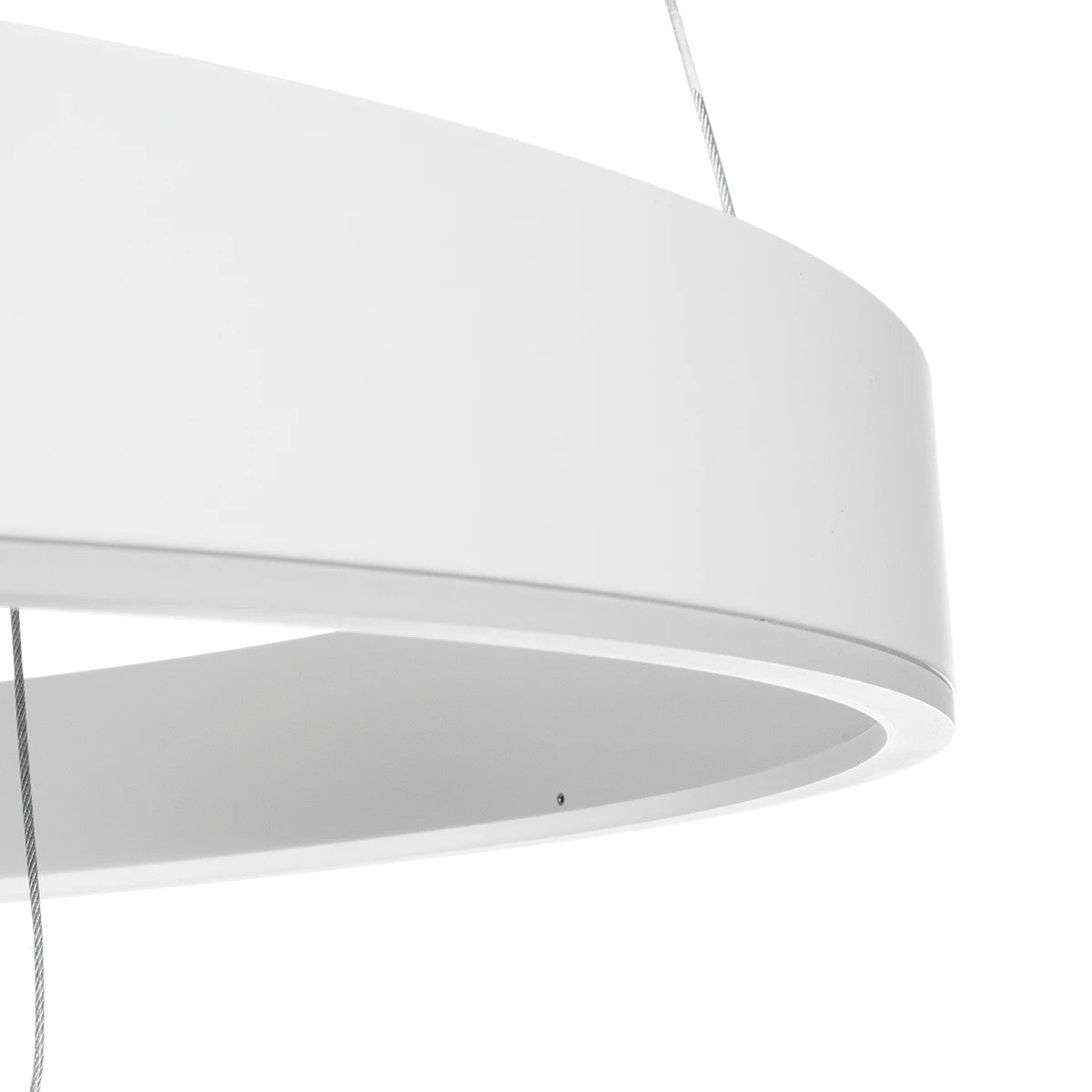 GLOBOSTAR® VENOM TRIO 61189 Μοντέρνο Κρεμαστό Φωτιστικό Οροφής LED 120W 14158lm 120° AC 220-240V IP20 Ρυθμιζόμενο Λευκό CCT με Χειριστήριο από 2700K έως 6000K Dimmable - Lumileds SMD Chip - Λευκό Ματ - Μ80 x Π80 x Υ60cm - 3 Χρόνια Εγγύηση - ledmania.gr