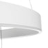GLOBOSTAR® VENOM TRIO 61189 Μοντέρνο Κρεμαστό Φωτιστικό Οροφής LED 120W 14158lm 120° AC 220-240V IP20 Ρυθμιζόμενο Λευκό CCT με Χειριστήριο από 2700K έως 6000K Dimmable - Lumileds SMD Chip - Λευκό Ματ - Μ80 x Π80 x Υ60cm - 3 Χρόνια Εγγύηση - ledmania.gr