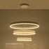GLOBOSTAR® VENOM TRIO 61189-DECO Μοντέρνο Κρεμαστό Φωτιστικό Οροφής LED 120W 14158lm 120° AC 220-240V IP20 Ρυθμιζόμενο Λευκό CCT με Χειριστήριο από 2700K έως 6000K Dimmable - Lumileds SMD Chip - Λευκό Ματ - Μ80 x Π80 x Υ60cm - 3 Χρόνια Εγγύηση