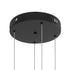 kelvo® VENOM 61191 Μοντέρνο Κρεμαστό Φωτιστικό Οροφής LED 150W 17659lm 120° AC 220-240V IP20 Ρυθμιζόμενο Λευκό CCT με Χειριστήριο από 2700K έως 6000K Dimmable - Lumileds SMD Chip - Μαύρο Ματ - Μ150 x Π90 x Υ60cm - 3 Χρόνια Εγγύηση