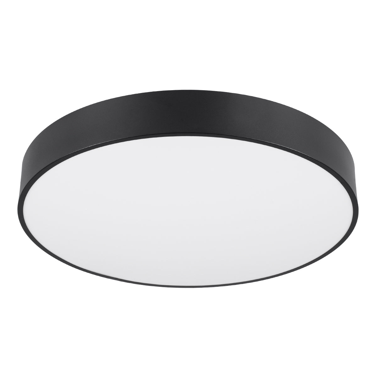 GloboStar® BURTON 61202-P Κρεμαστή Πλαφονιέρα Οροφής LED CCT 75W 8625lm 120° AC 220-240V - Εναλλαγή Φωτισμού μέσω Τηλεχειριστηρίου All In One Ψυχρό 6000k+Φυσικό 4500k+Θερμό 2700k Dimmable Φ60cm - Μαύρο - 3 Years Warranty - ledmania.gr