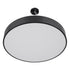 GloboStar® BURTON 61202-S Πλαφονιέρα Οροφής LED CCT 75W 8625lm 120° AC 220-240V - Εναλλαγή Φωτισμού μέσω Τηλεχειριστηρίου All In One Ψυχρό 6000k+Φυσικό 4500k+Θερμό 2700k Dimmable Φ60cm - Μαύρο - 3 Years Warranty - ledmania.gr