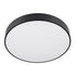 GloboStar® BURTON 61202-S Πλαφονιέρα Οροφής LED CCT 75W 8625lm 120° AC 220-240V - Εναλλαγή Φωτισμού μέσω Τηλεχειριστηρίου All In One Ψυχρό 6000k+Φυσικό 4500k+Θερμό 2700k Dimmable Φ60cm - Μαύρο - 3 Years Warranty - ledmania.gr
