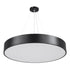 GloboStar® BURTON 61202-S Πλαφονιέρα Οροφής LED CCT 75W 8625lm 120° AC 220-240V - Εναλλαγή Φωτισμού μέσω Τηλεχειριστηρίου All In One Ψυχρό 6000k+Φυσικό 4500k+Θερμό 2700k Dimmable Φ60cm - Μαύρο - 3 Years Warranty - ledmania.gr