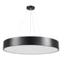 GloboStar® BURTON 61202-S Πλαφονιέρα Οροφής LED CCT 75W 8625lm 120° AC 220-240V - Εναλλαγή Φωτισμού μέσω Τηλεχειριστηρίου All In One Ψυχρό 6000k+Φυσικό 4500k+Θερμό 2700k Dimmable Φ60cm - Μαύρο - 3 Years Warranty - ledmania.gr
