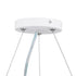 GloboStar® BURTON 61203-P Κρεμαστή Πλαφονιέρα Οροφής LED CCT 75W 8625lm 120° AC 220-240V - Εναλλαγή Φωτισμού μέσω Τηλεχειριστηρίου All In One Ψυχρό 6000k+Φυσικό 4500k+Θερμό 2700k Dimmable Φ60cm - Λευκό - 3 Years Warranty - ledmania.gr