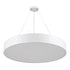 GloboStar® BURTON 61203-P Κρεμαστή Πλαφονιέρα Οροφής LED CCT 75W 8625lm 120° AC 220-240V - Εναλλαγή Φωτισμού μέσω Τηλεχειριστηρίου All In One Ψυχρό 6000k+Φυσικό 4500k+Θερμό 2700k Dimmable Φ60cm - Λευκό - 3 Years Warranty - ledmania.gr