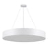 GloboStar® BURTON 61203-P Κρεμαστή Πλαφονιέρα Οροφής LED CCT 75W 8625lm 120° AC 220-240V - Εναλλαγή Φωτισμού μέσω Τηλεχειριστηρίου All In One Ψυχρό 6000k+Φυσικό 4500k+Θερμό 2700k Dimmable Φ60cm - Λευκό - 3 Years Warranty - ledmania.gr