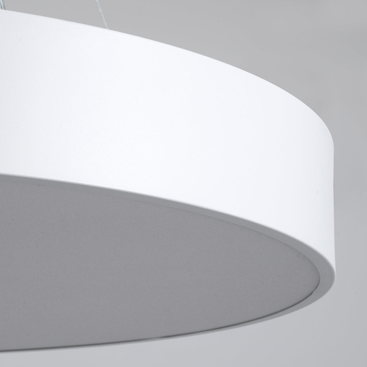 GloboStar® BURTON 61203-P Κρεμαστή Πλαφονιέρα Οροφής LED CCT 75W 8625lm 120° AC 220-240V - Εναλλαγή Φωτισμού μέσω Τηλεχειριστηρίου All In One Ψυχρό 6000k+Φυσικό 4500k+Θερμό 2700k Dimmable Φ60cm - Λευκό - 3 Years Warranty - ledmania.gr