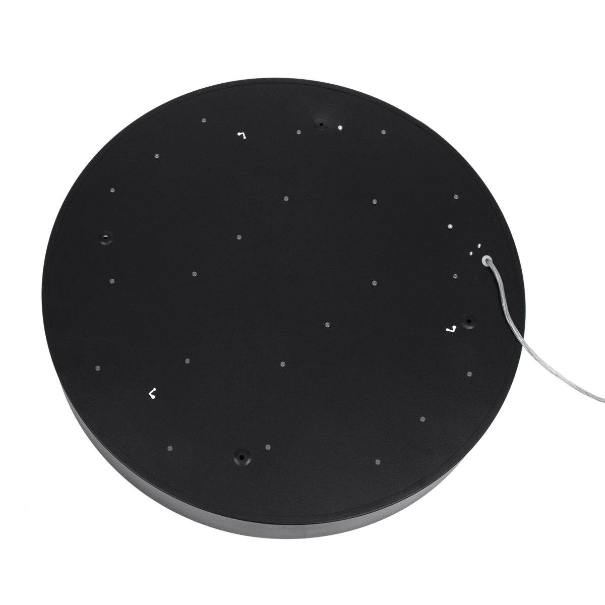 GloboStar® BURTON 61202-S Πλαφονιέρα Οροφής LED CCT 75W 8625lm 120° AC 220-240V - Εναλλαγή Φωτισμού μέσω Τηλεχειριστηρίου All In One Ψυχρό 6000k+Φυσικό 4500k+Θερμό 2700k Dimmable Φ60cm - Μαύρο - 3 Years Warranty - ledmania.gr