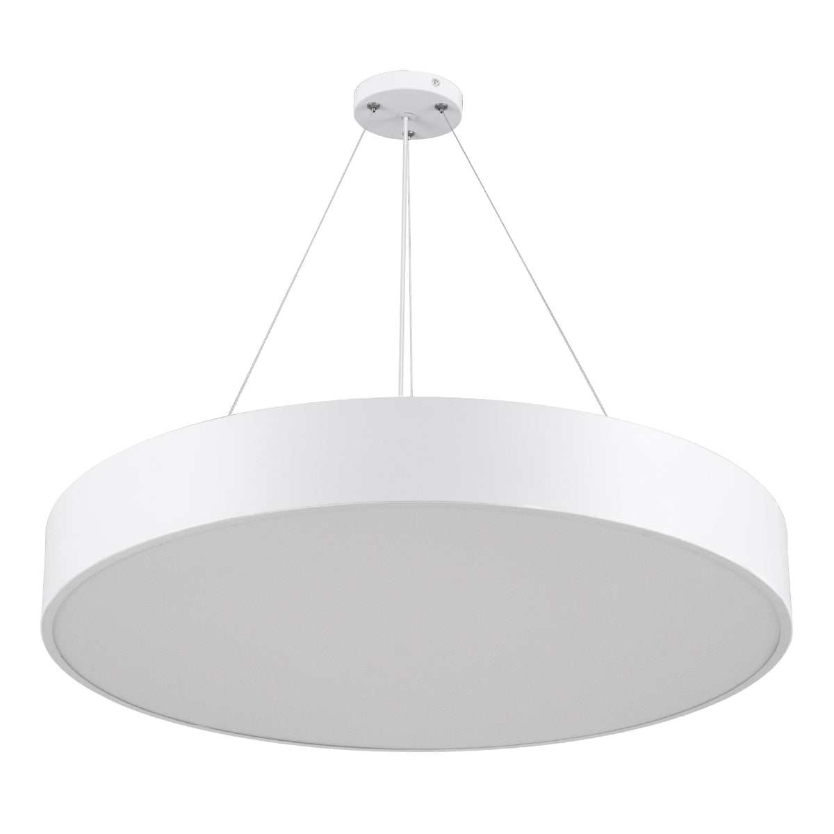 GloboStar® BURTON 61203-S Πλαφονιέρα Οροφής LED CCT 75W 8625lm 120° AC 220-240V - Εναλλαγή Φωτισμού μέσω Τηλεχειριστηρίου All In One Ψυχρό 6000k+Φυσικό 4500k+Θερμό 2700k Dimmable Φ60cm - Λευκό - 3 Years Warranty - ledmania.gr