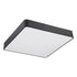 GloboStar® KAMALA 61208-P Κρεμαστή Πλαφονιέρα Οροφής LED CCT 75W 8625lm 120° AC 220-240V - Εναλλαγή Φωτισμού μέσω Τηλεχειριστηρίου All In One Ψυχρό 6000k+Φυσικό 4500k+Θερμό 2700k Dimmable Μ60 x Π60 x Υ8cm - Μαύρο - 3 Years Warranty - ledmania.gr