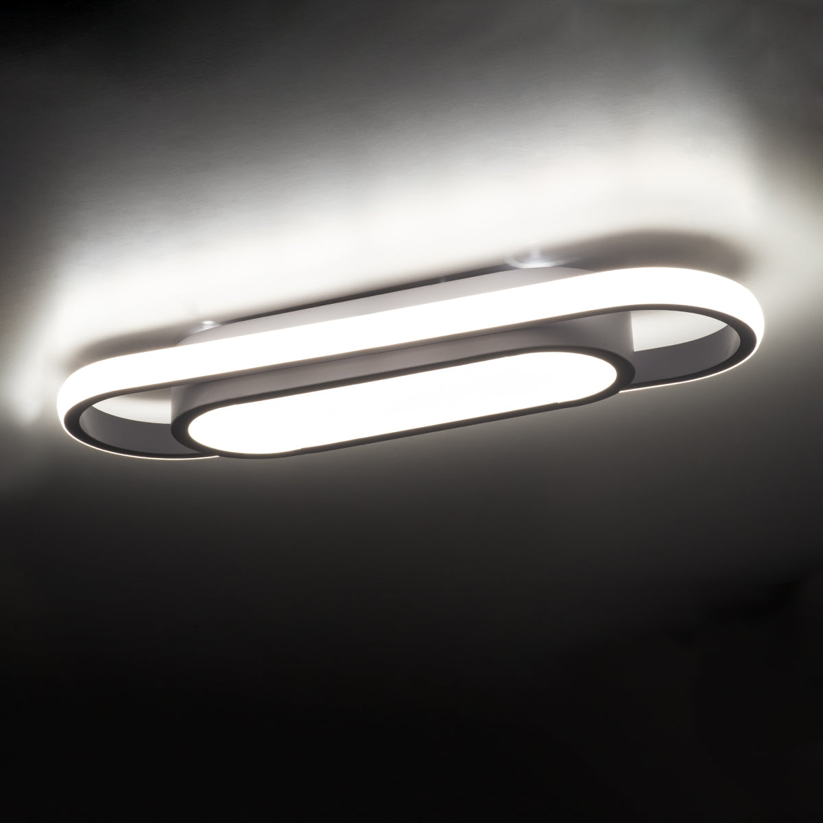 GloboStar® IGOR 61217 Φωτιστικό Οροφής Linear Design LED CCT 24W 2880lm 210° AC 220-240V - Εναλλαγή Φωτισμού μέσω Διακόπτη On/Off All In One Ψυχρό 6000k+Φυσικό 4500k+Θερμό 2700k Μ41 x Π13 x Υ4.5cm - Λευκό - 3 Years Warranty - ledmania.gr