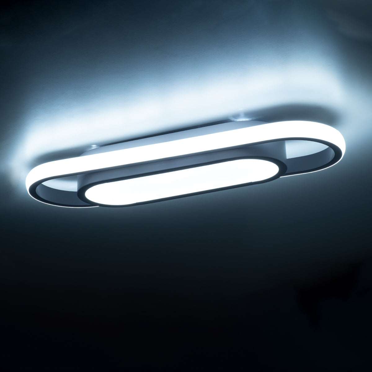 GloboStar® IGOR 61217 Φωτιστικό Οροφής Linear Design LED CCT 24W 2880lm 210° AC 220-240V - Εναλλαγή Φωτισμού μέσω Διακόπτη On/Off All In One Ψυχρό 6000k+Φυσικό 4500k+Θερμό 2700k Μ41 x Π13 x Υ4.5cm - Λευκό - 3 Years Warranty - ledmania.gr