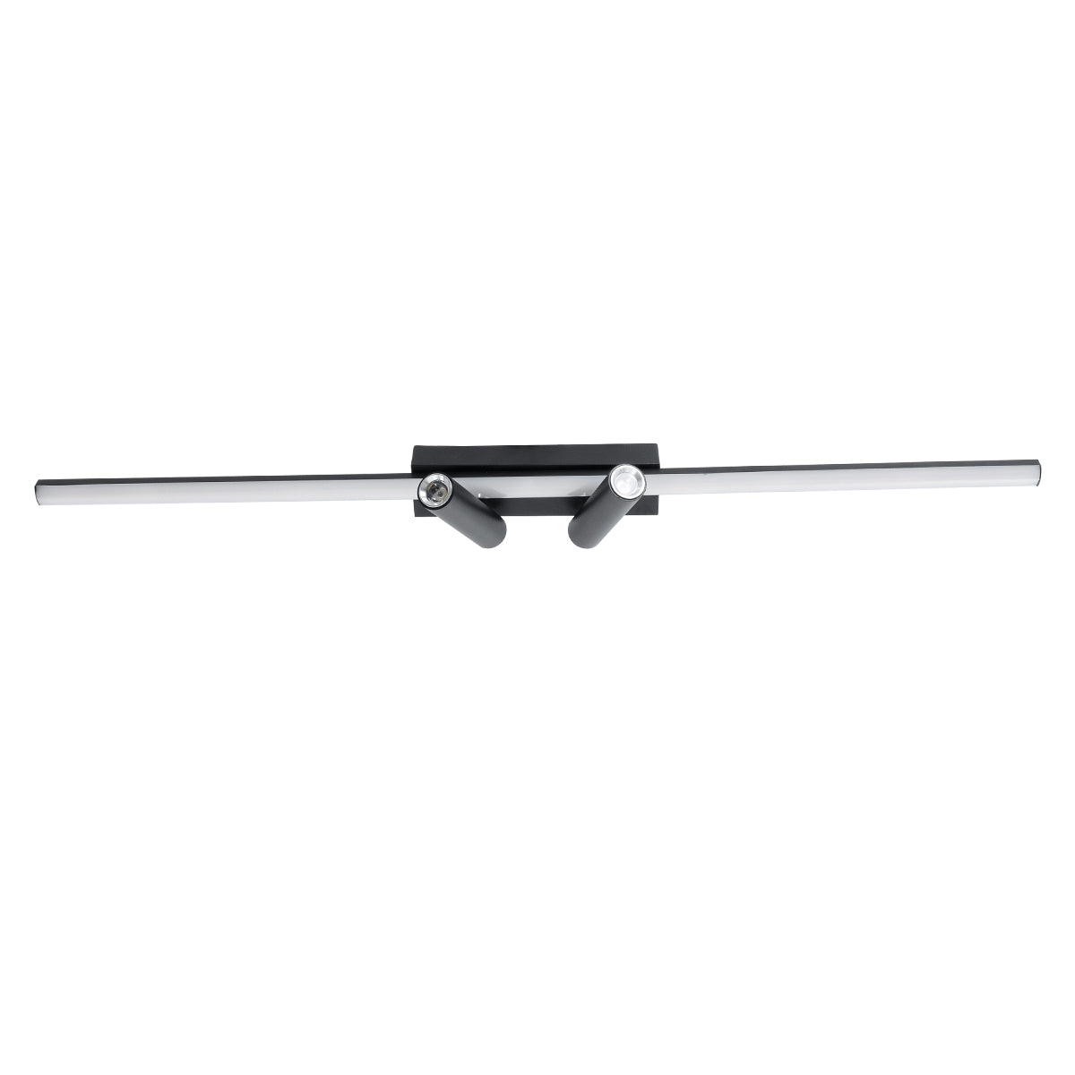 GLOBOSTAR® BARETTI 61226 Φωτιστικό Οροφής Linear Design LED CCT με Κινούμενα Σποτ LED Downlight 24W 2688lm 160° & 45° AC 220-240V IP20  - Εναλλαγή Φωτισμού μέσω Διακόπτη On/Off All In One Ψυχρό 6000k+Φυσικό 4500k+Θερμό 2700k Dimmable - Μ80 x Π5.5 x Υ5 ... - ledmania.gr