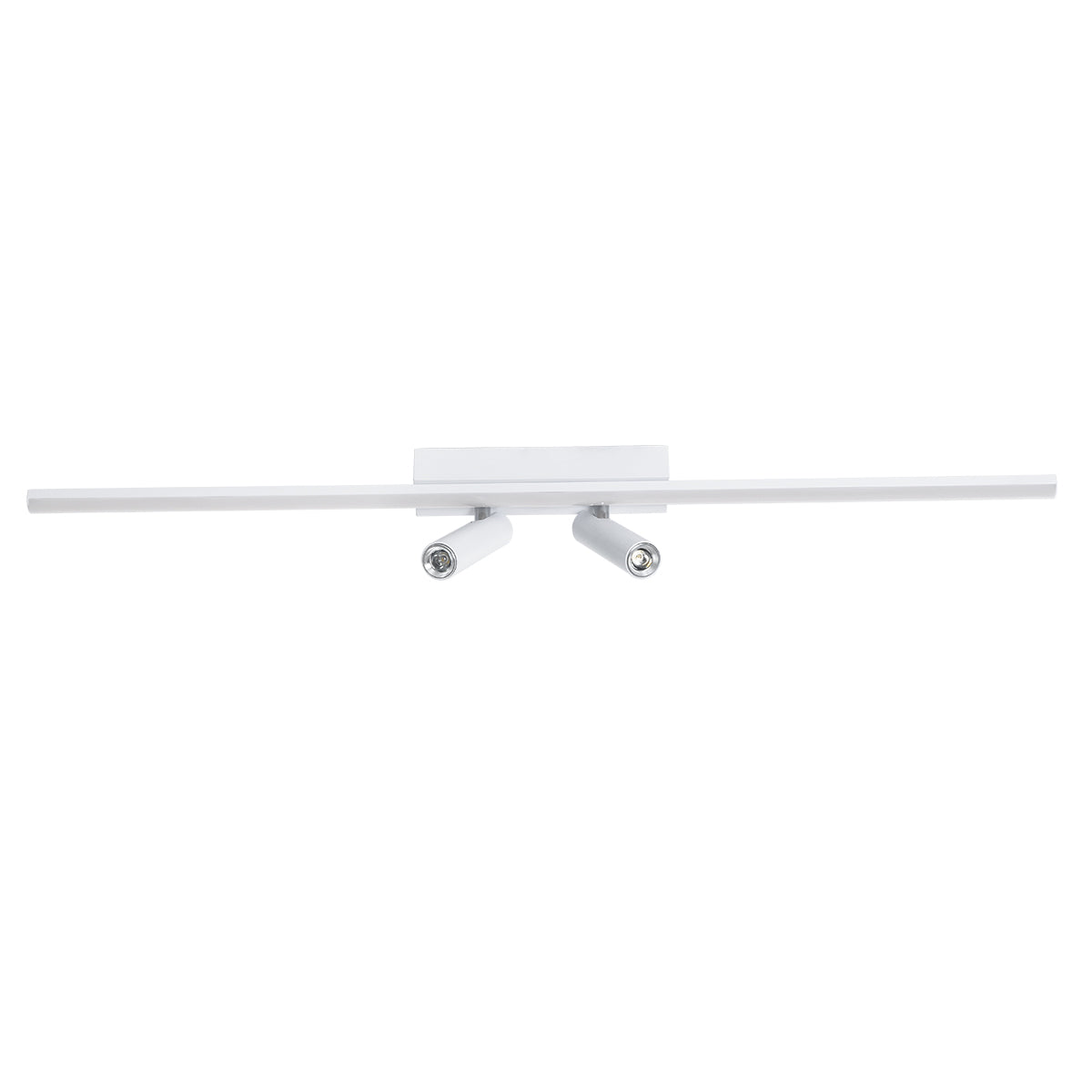 GLOBOSTAR® BARETTI 61227 Φωτιστικό Οροφής Linear Design LED CCT με Κινούμενα Σποτ LED Downlight 24W 2688lm 160° & 45° AC 220-240V IP20  - Εναλλαγή Φωτισμού μέσω Διακόπτη On/Off All In One Ψυχρό 6000k+Φυσικό 4500k+Θερμό 2700k Dimmable - Μ80 x Π5.5 x Υ5 ... - ledmania.gr