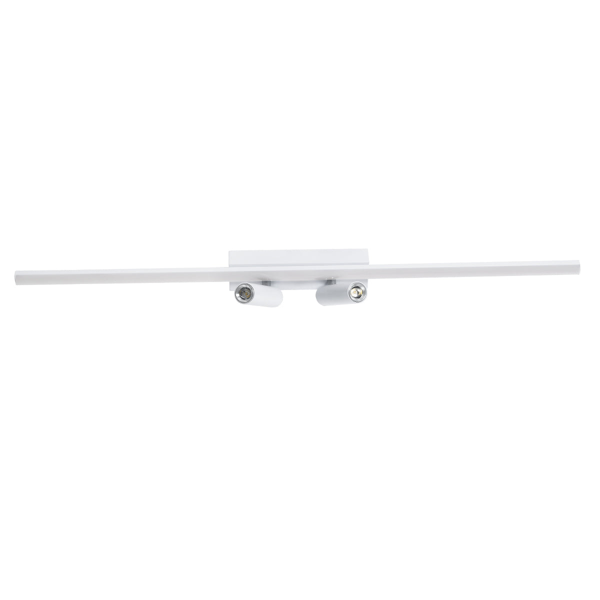 GLOBOSTAR® BARETTI 61227 Φωτιστικό Οροφής Linear Design LED CCT με Κινούμενα Σποτ LED Downlight 24W 2688lm 160° & 45° AC 220-240V IP20  - Εναλλαγή Φωτισμού μέσω Διακόπτη On/Off All In One Ψυχρό 6000k+Φυσικό 4500k+Θερμό 2700k Dimmable - Μ80 x Π5.5 x Υ5 ... - ledmania.gr