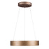 GloboStar® SALEM 61244 Κρεμαστή Πλαφονιέρα Οροφής Δαχτυλίδι-Κύκλος LED CCT 75W 8625lm 120° AC 220-240V - Εναλλαγή Φωτισμού μέσω Τηλεχειριστηρίου All In One Ψυχρό 6000k+Φυσικό 4500k+Θερμό 2700k Dimmable Φ45cm - Καφέ Χάλκινο - 3 Years Warranty - ledmania.gr