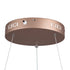 GloboStar® SALEM 61244 Κρεμαστή Πλαφονιέρα Οροφής Δαχτυλίδι-Κύκλος LED CCT 75W 8625lm 120° AC 220-240V - Εναλλαγή Φωτισμού μέσω Τηλεχειριστηρίου All In One Ψυχρό 6000k+Φυσικό 4500k+Θερμό 2700k Dimmable Φ45cm - Καφέ Χάλκινο - 3 Years Warranty - ledmania.gr