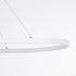 GLOBOSTAR® BOLIVAR 61272 Μοντέρνο Κρεμαστό Φωτιστικό Οροφής LED 54W 6210lm 360° AC 220-240V IP20 Ρυθμιζόμενο Λευκό CCT με Χειριστήριο από 2700K έως 6000K Dimmable - Lumileds SMD Chip - Λευκό Ματ - Μ120 x Π30 x Υ2cm - 3 Χρόνια Εγγύηση - ledmania.gr