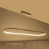 GLOBOSTAR® BOLIVAR 61273 Μοντέρνο Κρεμαστό Φωτιστικό Οροφής LED 54W 6210lm 360° AC 220-240V IP20 Ρυθμιζόμενο Λευκό CCT με Χειριστήριο από 2700K έως 6000K Dimmable - Lumileds SMD Chip - Νίκελ Βούρτσας - Μ120 x Π30 x Υ2cm - 3 Χρόνια Εγγύηση - ledmania.gr