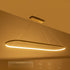 GLOBOSTAR® BOLIVAR 61273 Μοντέρνο Κρεμαστό Φωτιστικό Οροφής LED 54W 6210lm 360° AC 220-240V IP20 Ρυθμιζόμενο Λευκό CCT με Χειριστήριο από 2700K έως 6000K Dimmable - Lumileds SMD Chip - Νίκελ Βούρτσας - Μ120 x Π30 x Υ2cm - 3 Χρόνια Εγγύηση - ledmania.gr