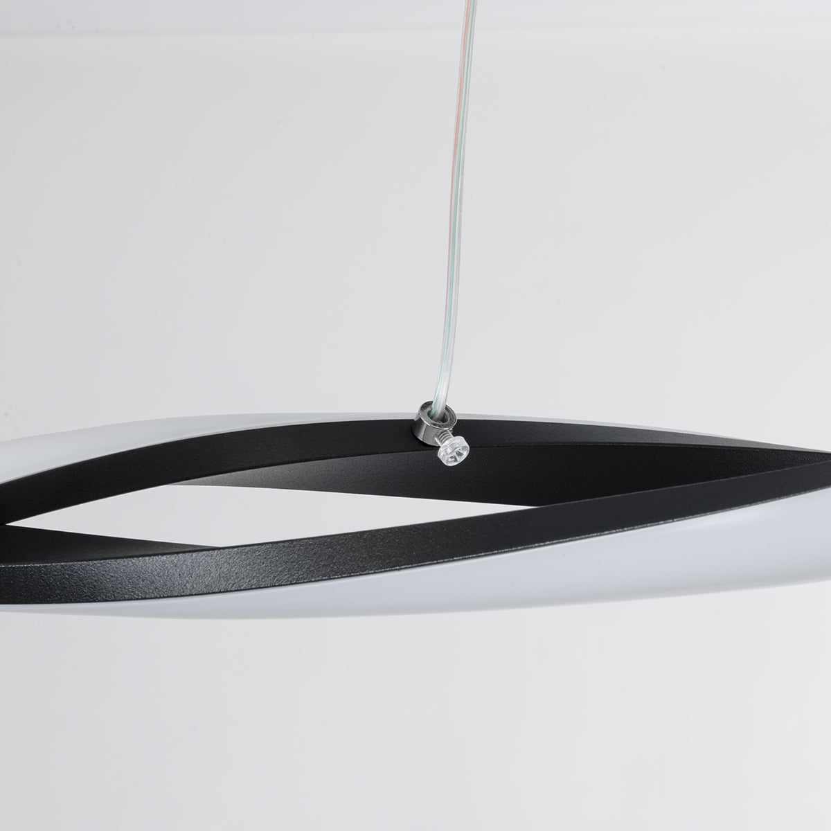 GLOBOSTAR® MORALES 61275 Μοντέρνο Κρεμαστό Φωτιστικό Οροφής LED 54W 6048lm 300° AC 220-240V IP20 Ρυθμιζόμενο Λευκό CCT με Χειριστήριο από 2700K έως 6000K Dimmable - Lumileds SMD Chip - Μαύρο Ματ - Μ90 x Π14 x Υ14cm - 3 Χρόνια Εγγύηση - ledmania.gr