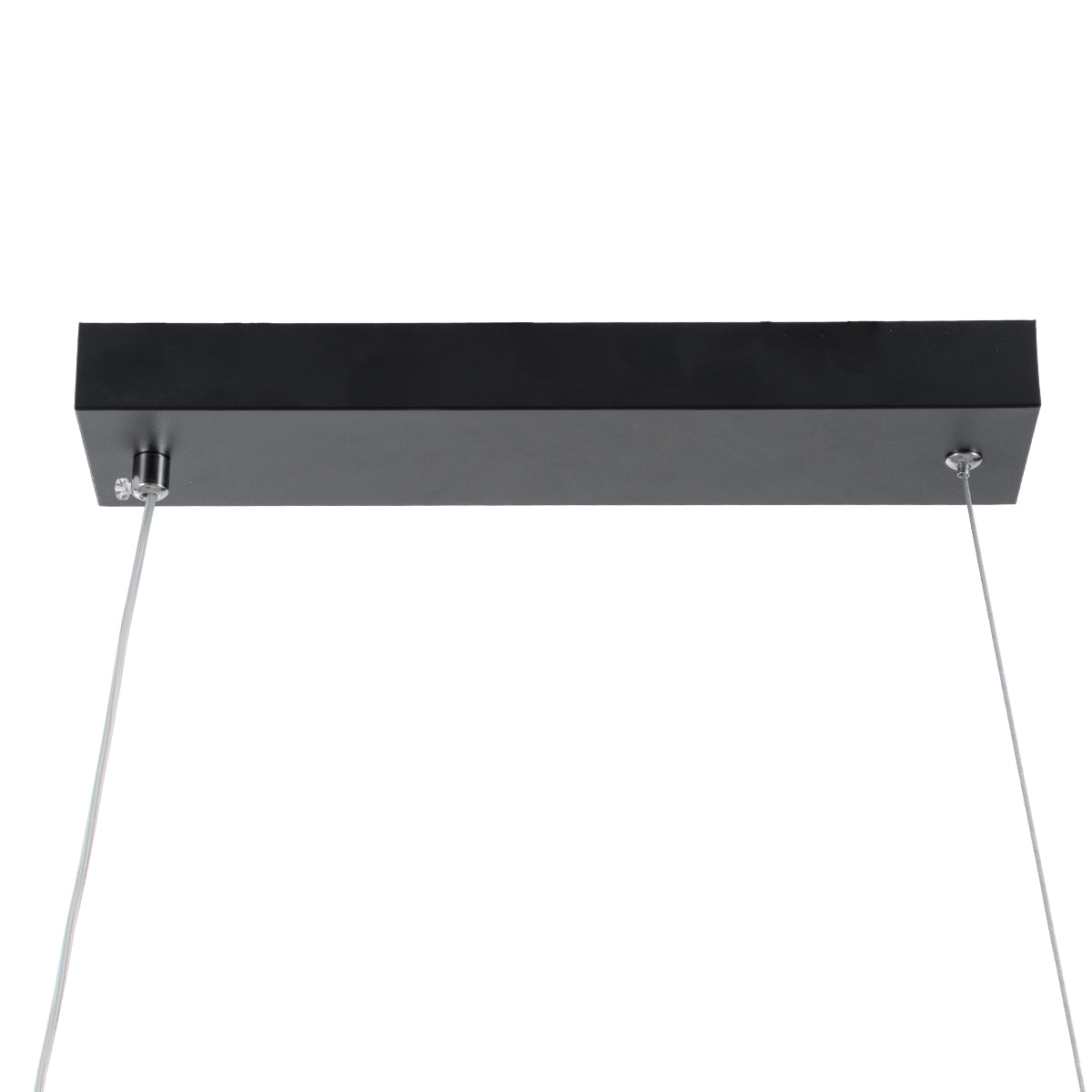 GLOBOSTAR® MORALES 61275 Μοντέρνο Κρεμαστό Φωτιστικό Οροφής LED 54W 6048lm 300° AC 220-240V IP20 Ρυθμιζόμενο Λευκό CCT με Χειριστήριο από 2700K έως 6000K Dimmable - Lumileds SMD Chip - Μαύρο Ματ - Μ90 x Π14 x Υ14cm - 3 Χρόνια Εγγύηση - ledmania.gr