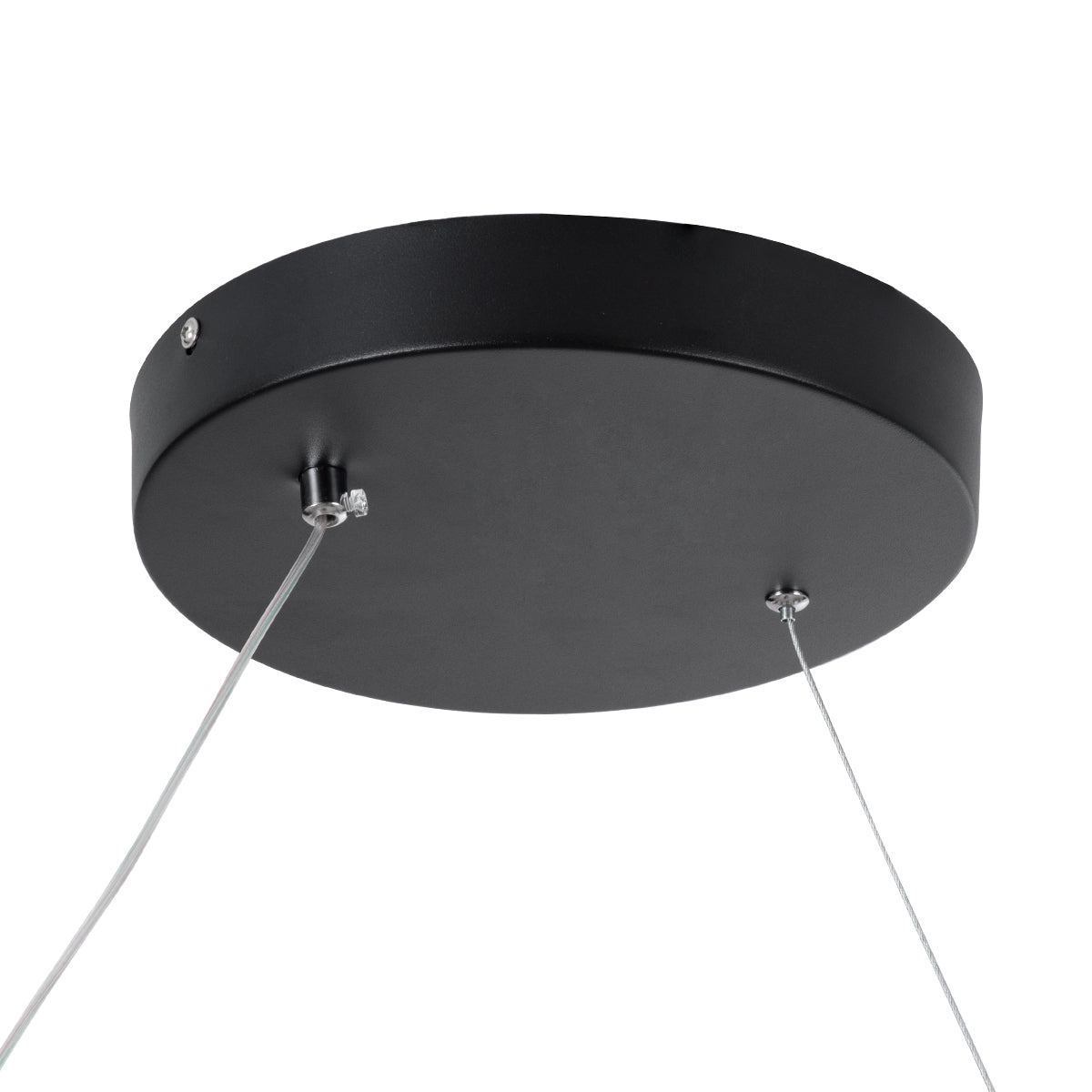 GloboStar® SPIRALE 61283 Κρεμαστό Φωτιστικό Οροφής Design LED CCT 75W 8400lm 300° AC 220-240V - Εναλλαγή Φωτισμού μέσω Τηλεχειριστηρίου All In One Ψυχρό 6000k+Φυσικό 4500k+Θερμό 2700k Dimmable Μ72 x Π25 x Υ30cm - Μαύρο - 3 Years Warranty - ledmania.gr