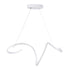 GloboStar® SPIRALE 61284 Κρεμαστό Φωτιστικό Οροφής Design LED CCT 75W 8400lm 300° AC 220-240V - Εναλλαγή Φωτισμού μέσω Τηλεχειριστηρίου All In One Ψυχρό 6000k+Φυσικό 4500k+Θερμό 2700k Dimmable Μ72 x Π25 x Υ30cm - Λευκό - 3 Years Warranty - ledmania.gr