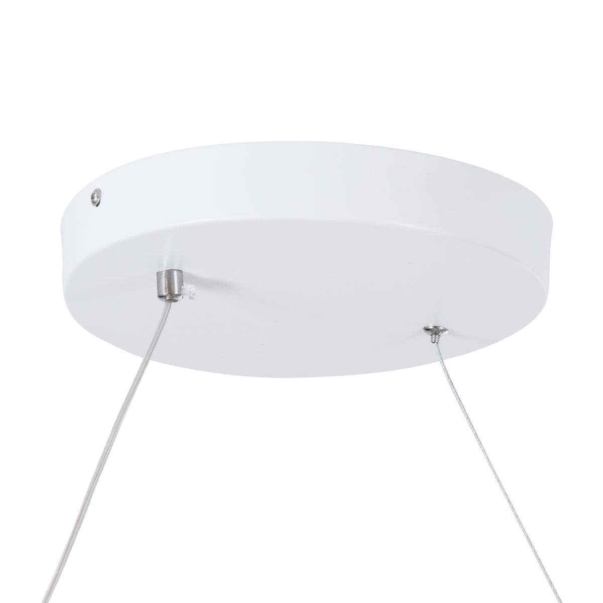 GloboStar® SPIRALE 61284 Κρεμαστό Φωτιστικό Οροφής Design LED CCT 75W 8400lm 300° AC 220-240V - Εναλλαγή Φωτισμού μέσω Τηλεχειριστηρίου All In One Ψυχρό 6000k+Φυσικό 4500k+Θερμό 2700k Dimmable Μ72 x Π25 x Υ30cm - Λευκό - 3 Years Warranty - ledmania.gr