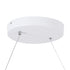 GloboStar® SPIRALE 61284 Κρεμαστό Φωτιστικό Οροφής Design LED CCT 75W 8400lm 300° AC 220-240V - Εναλλαγή Φωτισμού μέσω Τηλεχειριστηρίου All In One Ψυχρό 6000k+Φυσικό 4500k+Θερμό 2700k Dimmable Μ72 x Π25 x Υ30cm - Λευκό - 3 Years Warranty - ledmania.gr