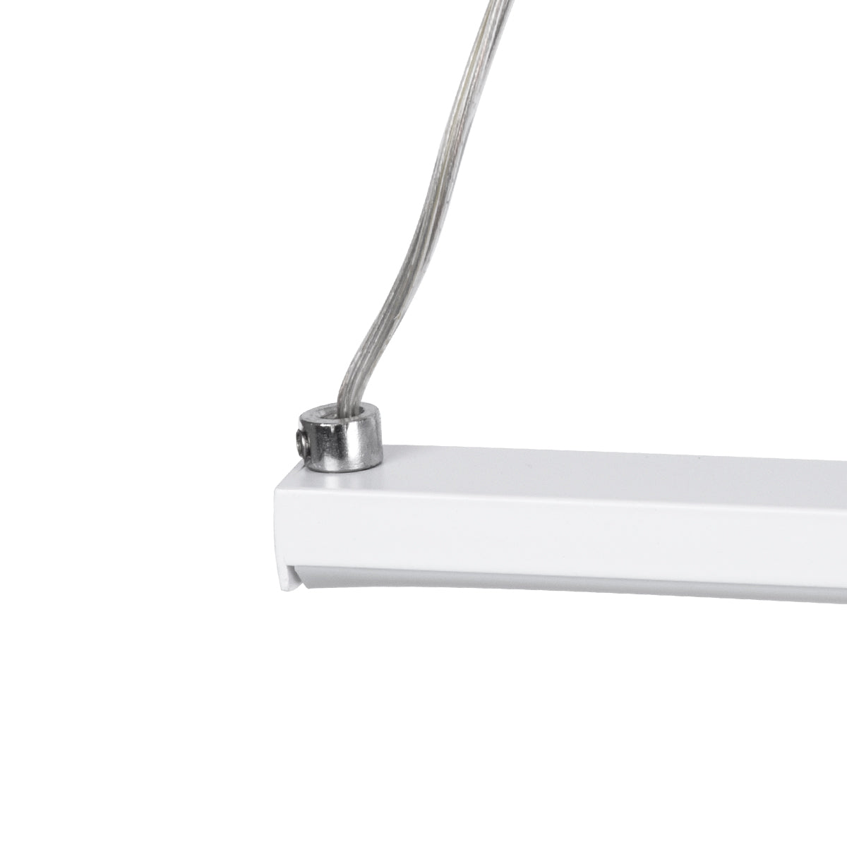 GLOBOSTAR® ROME 61295 Μοντέρνο Κρεμαστό Φωτιστικό Οροφής LED 24W 2640lm 200° AC 220-240V IP20 Ρυθμιζόμενο Λευκό CCT με On/Off 2700K/4500K/6000K - Lumileds SMD Chip - Λευκό Ματ - Μ65.5 x Π4 x Υ33cm - 3 Χρόνια Εγγύηση