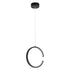 GloboStar® CEROBA 61306 Κρεμαστό Φωτιστικό Οροφής Linear Design LED CCT 12W 1320lm 360° AC 220-240V - Εναλλαγή Φωτισμού μέσω Διακόπτη On/Off All In One Ψυχρό 6000k+Φυσικό 4500k+Θερμό 2700k Φ22 x Π2cm - Μαύρο - 3 Years Warranty - ledmania.gr