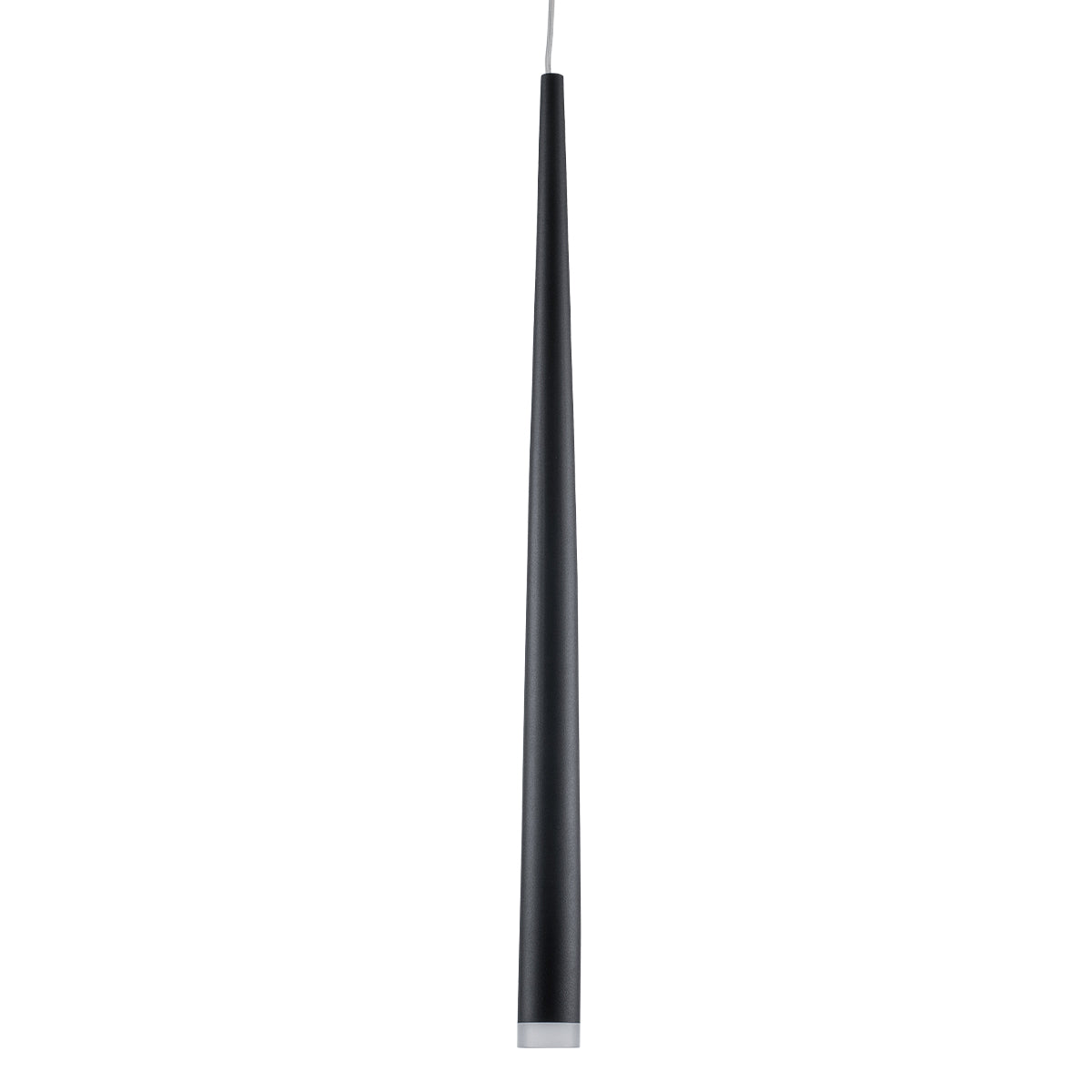 GloboStar® TEARS 61309 Κρεμαστό Φωτιστικό Οροφής Design LED CCT 3W 330lm 180° AC 220-240V - Εναλλαγή Φωτισμού μέσω Διακόπτη On/Off All In One Ψυχρό 6000k+Φυσικό 4500k+Θερμό 2700k Φ3.2 x Υ51.5cm - Μαύρο - 3 Years Warranty - ledmania.gr