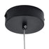 GloboStar® TEARS 61309 Κρεμαστό Φωτιστικό Οροφής Design LED CCT 3W 330lm 180° AC 220-240V - Εναλλαγή Φωτισμού μέσω Διακόπτη On/Off All In One Ψυχρό 6000k+Φυσικό 4500k+Θερμό 2700k Φ3.2 x Υ51.5cm - Μαύρο - 3 Years Warranty - ledmania.gr
