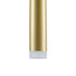GloboStar® TEARS 61310 Κρεμαστό Φωτιστικό Οροφής Design LED CCT 3W 330lm 180° AC 220-240V - Εναλλαγή Φωτισμού μέσω Διακόπτη On/Off All In One Ψυχρό 6000k+Φυσικό 4500k+Θερμό 2700k Φ3.2 x Υ51.5cm - Χρυσό Βούρτσας - 3 Years Warranty - ledmania.gr