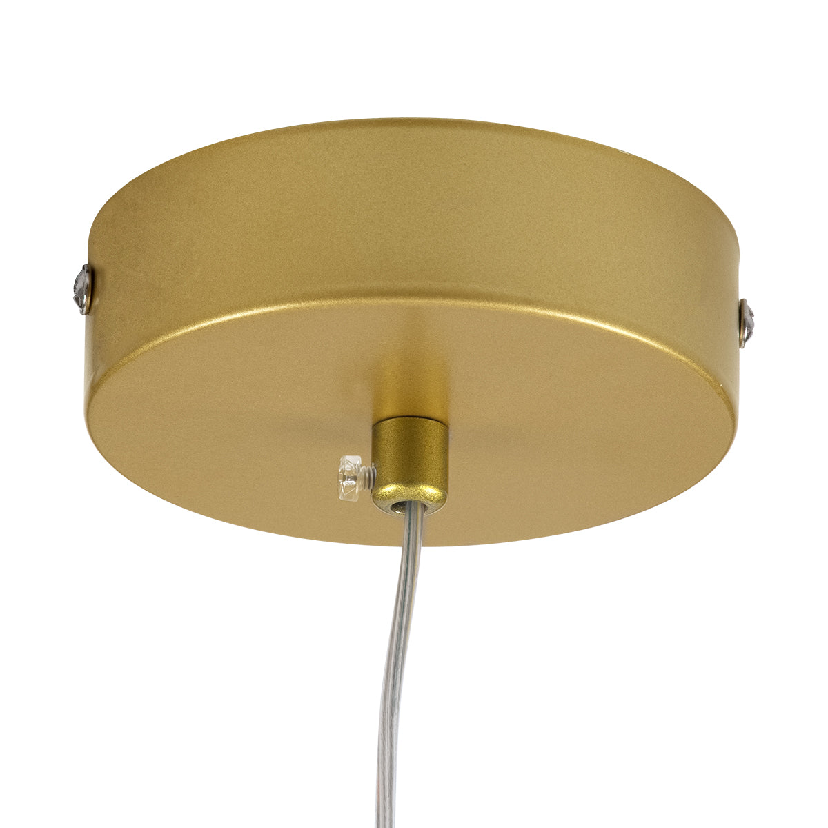 GloboStar® TEARS 61310 Κρεμαστό Φωτιστικό Οροφής Design LED CCT 3W 330lm 180° AC 220-240V - Εναλλαγή Φωτισμού μέσω Διακόπτη On/Off All In One Ψυχρό 6000k+Φυσικό 4500k+Θερμό 2700k Φ3.2 x Υ51.5cm - Χρυσό Βούρτσας - 3 Years Warranty - ledmania.gr
