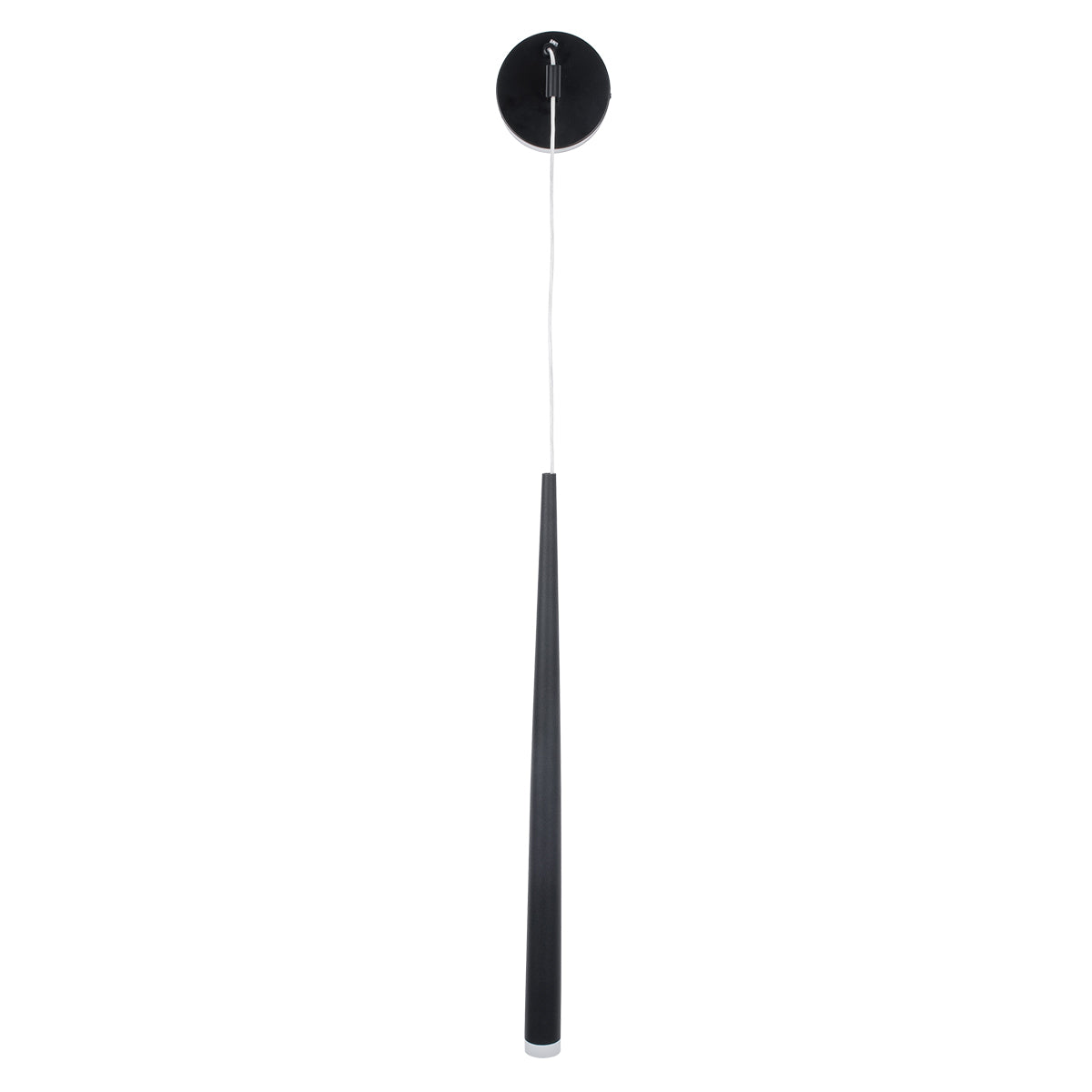 GloboStar® TEARS 61315 Φωτιστικό Τοίχου - Απλίκα Design LED CCT 3W 330lm 180° AC 220-240V - Εναλλαγή Φωτισμού μέσω Διακόπτη On/Off All In One Ψυχρό 6000k+Φυσικό 4500k+Θερμό 2700k Φ3.2 x Υ51.5cm - Μαύρο - 3 Years Warranty - ledmania.gr