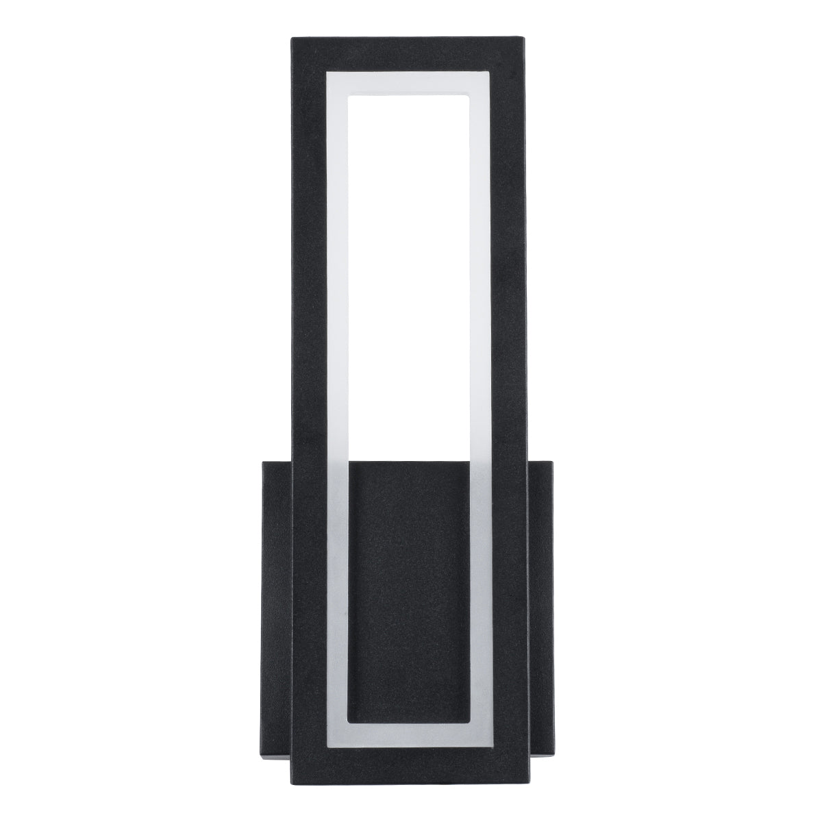 GloboStar® TIARA 61327 Φωτιστικό Τοίχου - Απλίκα Design LED CCT 12W 1440lm 360° AC 220-240V - Εναλλαγή Φωτισμού μέσω Διακόπτη On/Off All In One Ψυχρό 6000k+Φυσικό 4500k+Θερμό 2700k Μ12.5 x Π4 x Υ32cm - Μαύρο - 3 Years Warranty - ledmania.gr
