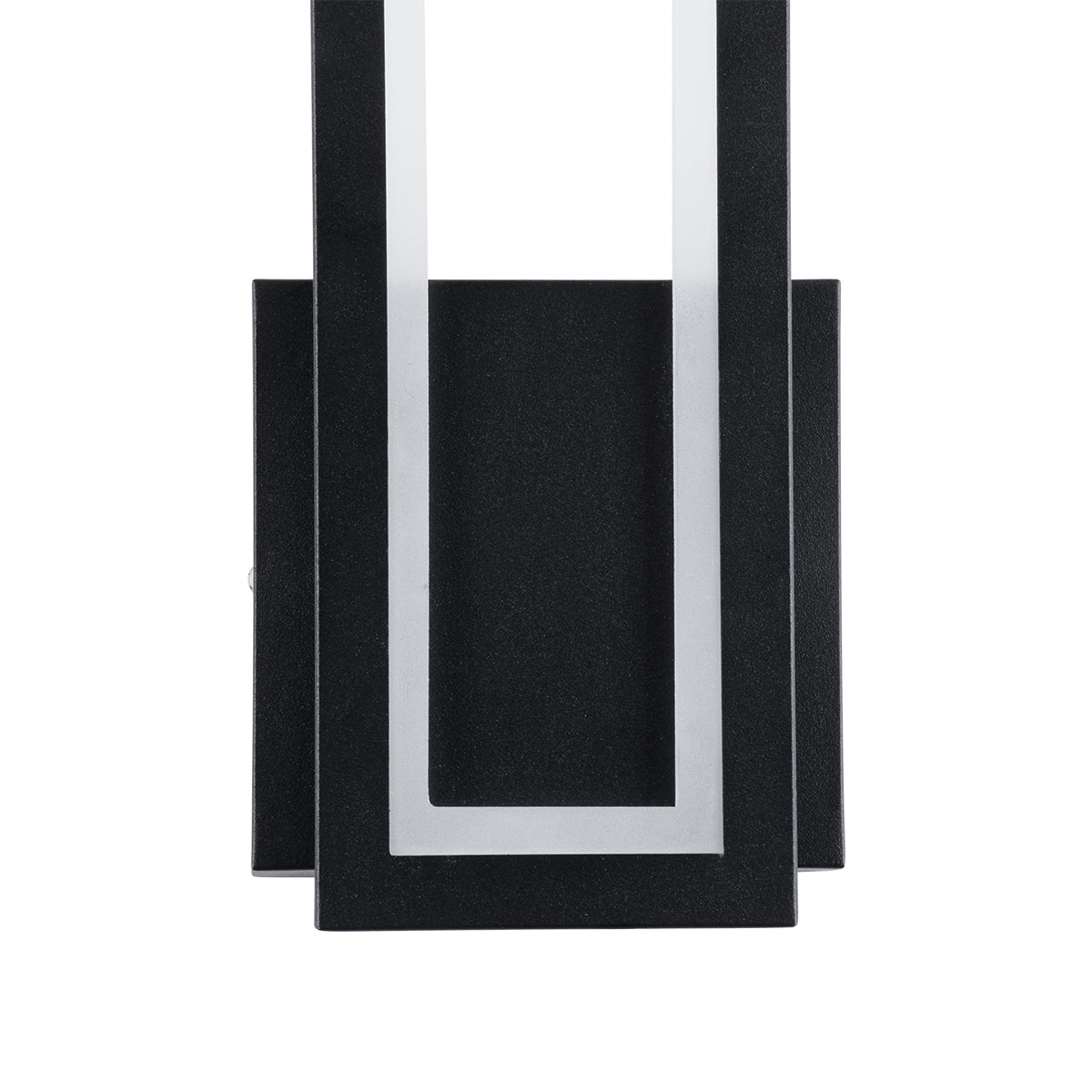 GloboStar® TIARA 61327 Φωτιστικό Τοίχου - Απλίκα Design LED CCT 12W 1440lm 360° AC 220-240V - Εναλλαγή Φωτισμού μέσω Διακόπτη On/Off All In One Ψυχρό 6000k+Φυσικό 4500k+Θερμό 2700k Μ12.5 x Π4 x Υ32cm - Μαύρο - 3 Years Warranty - ledmania.gr