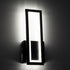 GloboStar® TIARA 61327 Φωτιστικό Τοίχου - Απλίκα Design LED CCT 12W 1440lm 360° AC 220-240V - Εναλλαγή Φωτισμού μέσω Διακόπτη On/Off All In One Ψυχρό 6000k+Φυσικό 4500k+Θερμό 2700k Μ12.5 x Π4 x Υ32cm - Μαύρο - 3 Years Warranty - ledmania.gr