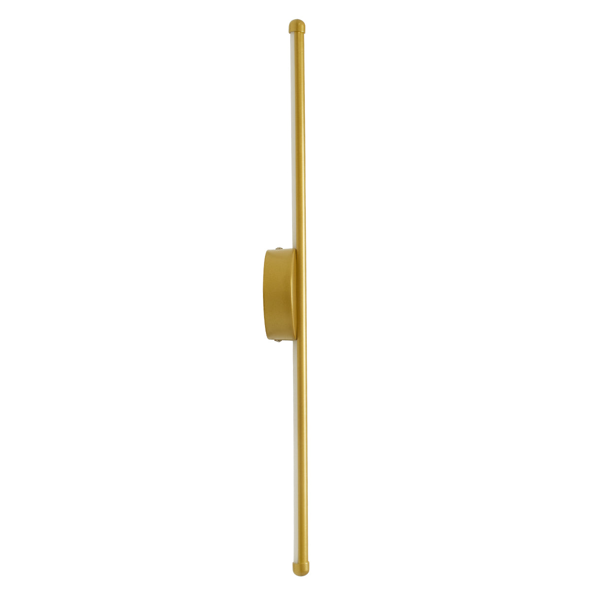 GloboStar® DIADEM 61330 Φωτιστικό Τοίχου - Απλίκα Design LED CCT 9W 1080lm 120° AC 220-240V - Εναλλαγή Φωτισμού μέσω Διακόπτη On/Off All In One Ψυχρό 6000k+Φυσικό 4500k+Θερμό 2700k Μ10 x Π4 x Υ60cm - Χρυσό - 3 Years Warranty - ledmania.gr