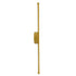 GloboStar® DIADEM 61330 Φωτιστικό Τοίχου - Απλίκα Design LED CCT 9W 1080lm 120° AC 220-240V - Εναλλαγή Φωτισμού μέσω Διακόπτη On/Off All In One Ψυχρό 6000k+Φυσικό 4500k+Θερμό 2700k Μ10 x Π4 x Υ60cm - Χρυσό - 3 Years Warranty - ledmania.gr