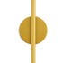 GloboStar® DIADEM 61330 Φωτιστικό Τοίχου - Απλίκα Design LED CCT 9W 1080lm 120° AC 220-240V - Εναλλαγή Φωτισμού μέσω Διακόπτη On/Off All In One Ψυχρό 6000k+Φυσικό 4500k+Θερμό 2700k Μ10 x Π4 x Υ60cm - Χρυσό - 3 Years Warranty - ledmania.gr