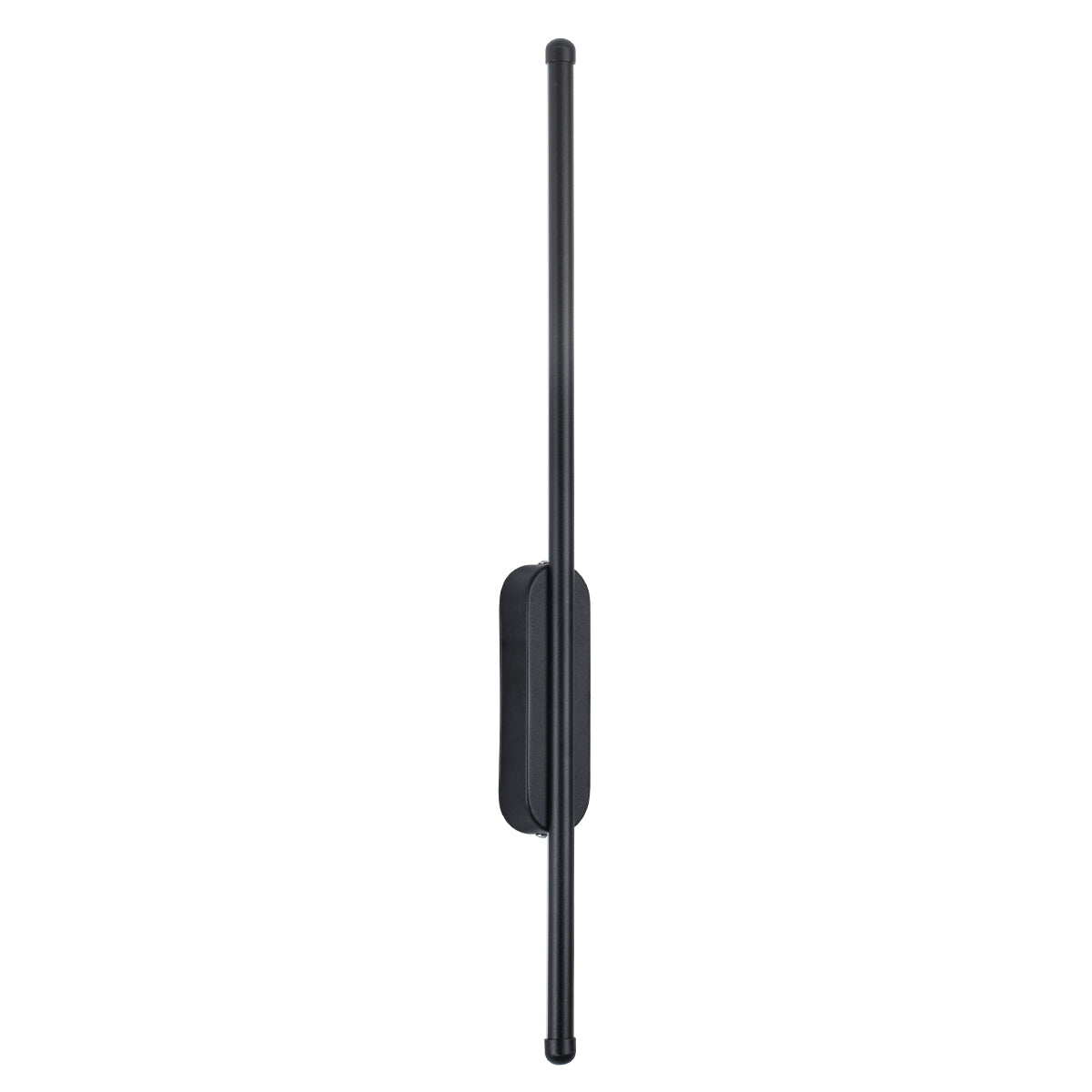 GloboStar® HARLEM 61331 Φωτιστικό Τοίχου - Απλίκα Design LED CCT 9W 1080lm 120° AC 220-240V - Εναλλαγή Φωτισμού μέσω Διακόπτη On/Off All In One Ψυχρό 6000k+Φυσικό 4500k+Θερμό 2700k Μ5 x Π4 x Υ60cm - Μαύρο - 3 Years Warranty - ledmania.gr