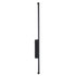 GloboStar® HARLEM 61331 Φωτιστικό Τοίχου - Απλίκα Design LED CCT 9W 1080lm 120° AC 220-240V - Εναλλαγή Φωτισμού μέσω Διακόπτη On/Off All In One Ψυχρό 6000k+Φυσικό 4500k+Θερμό 2700k Μ5 x Π4 x Υ60cm - Μαύρο - 3 Years Warranty - ledmania.gr